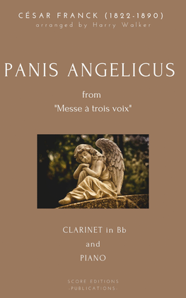 Book cover for César Franck: Panis Angelicus (for Clarinet in Bb and Organ/Piano)