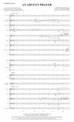 An Advent Prayer (Orchestra) - Score