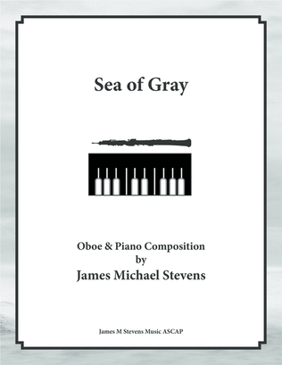 Book cover for Sea of Gray - Oboe & Piano