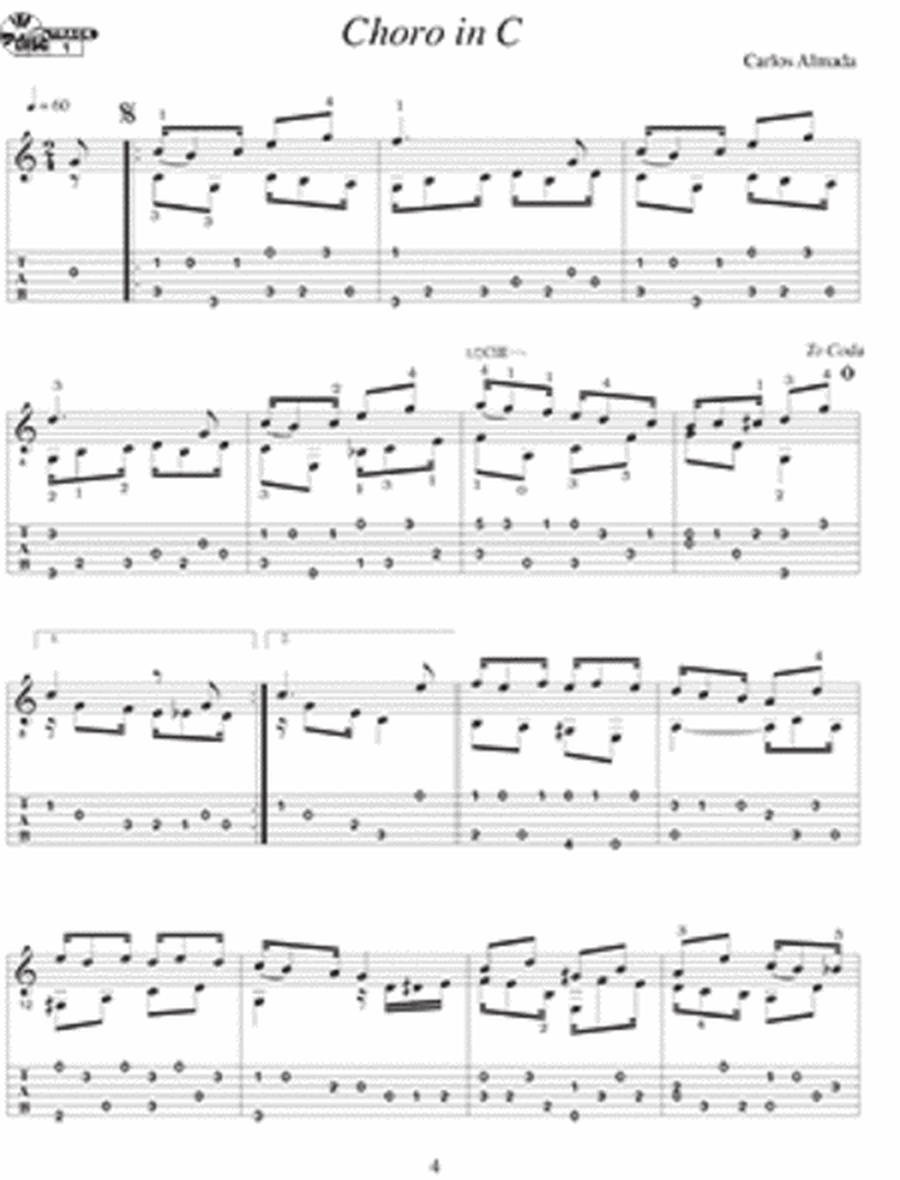 13 Easy Brazilian Choros for Solo Guitar