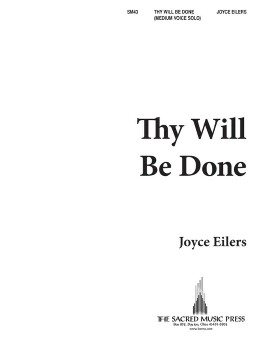 Thy Will Be Done