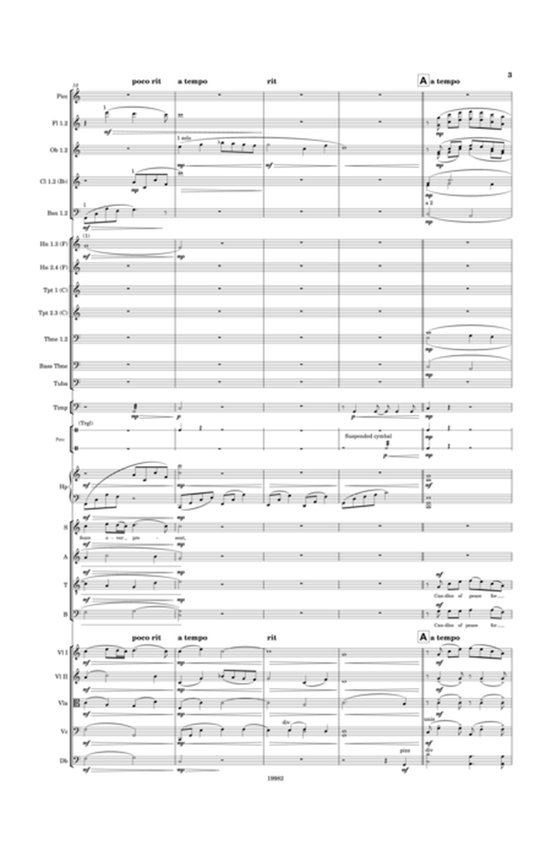 I Will Light Candles This Christmas (Full Orchestration) - Score