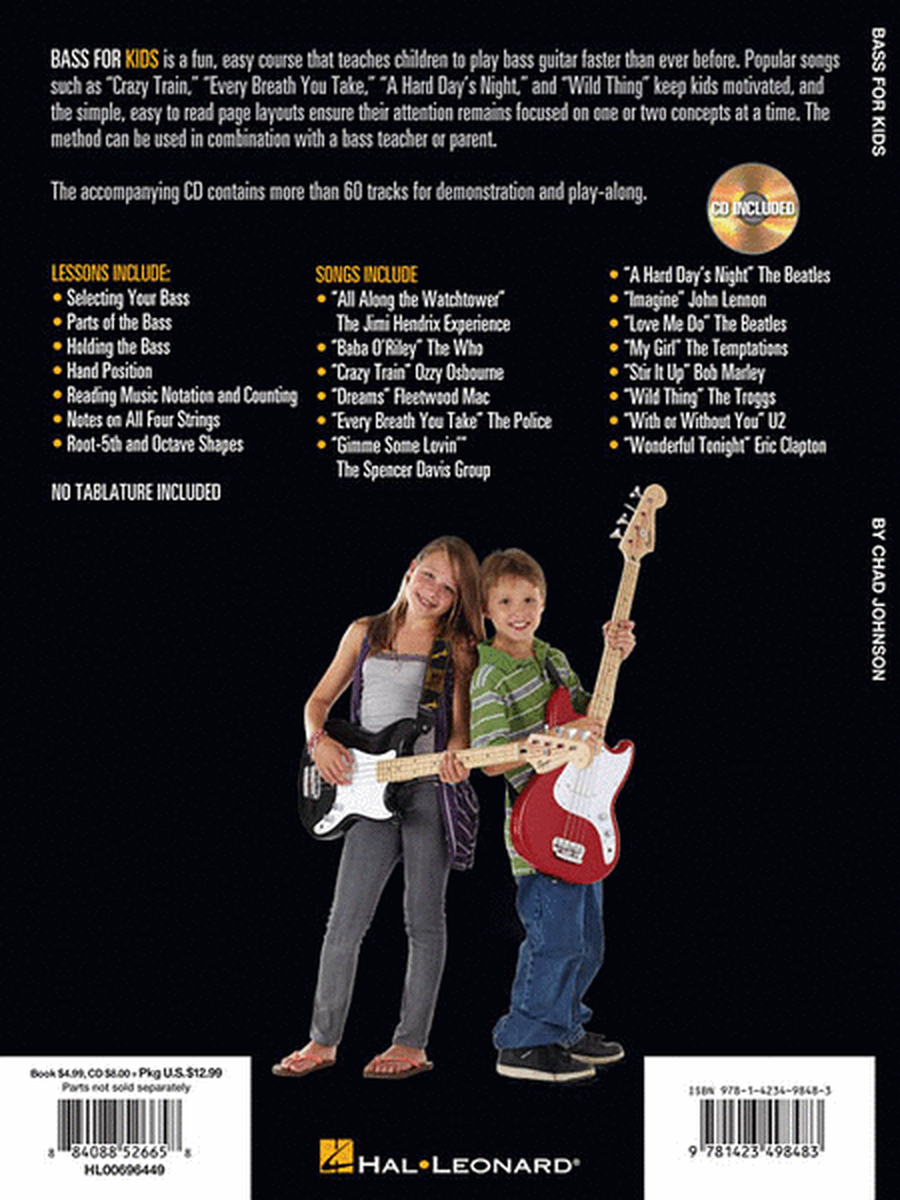 Hal Leonard Bass for Kids image number null