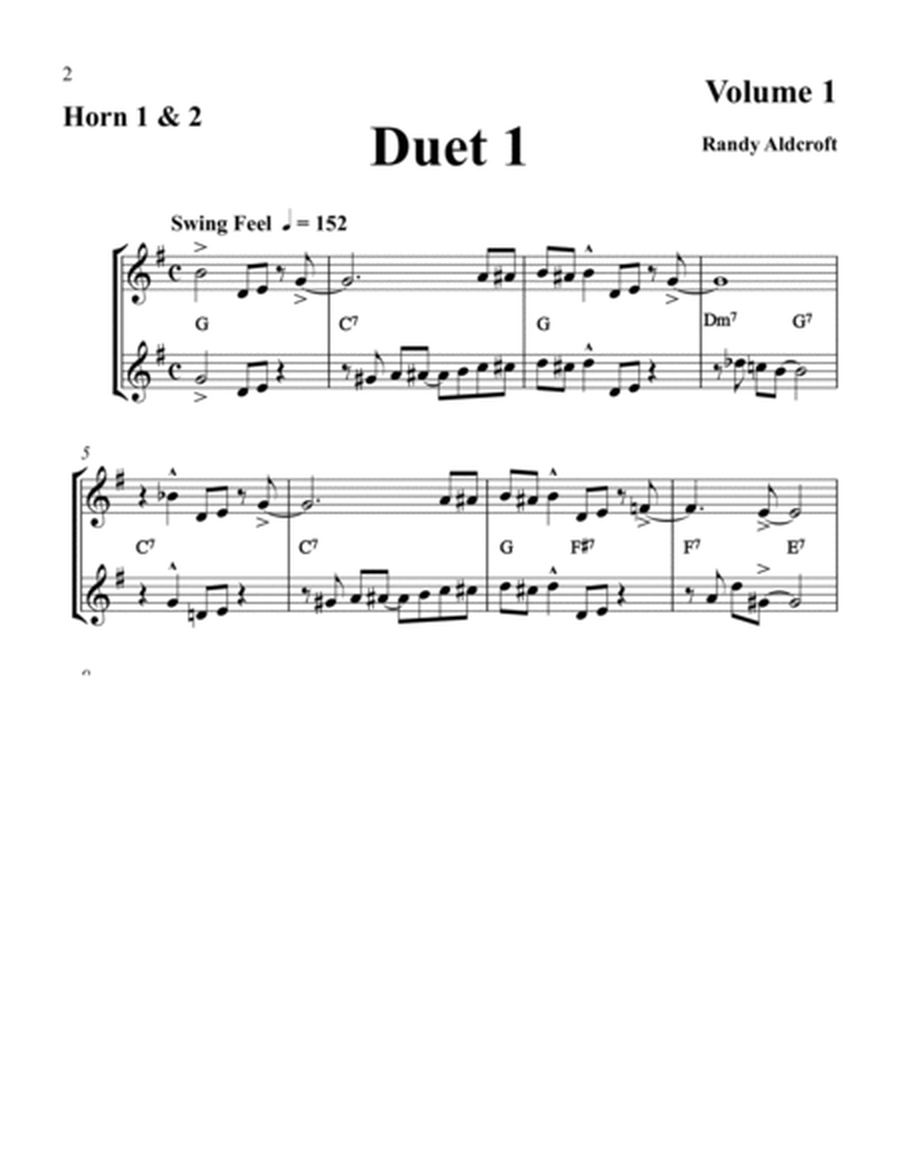Famous Jazz Duets, v. 1 Horn Duet