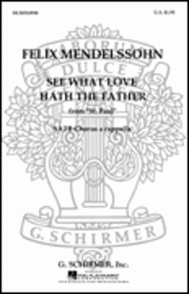 Book cover for See What Love Hath the Father (from St. Paul)