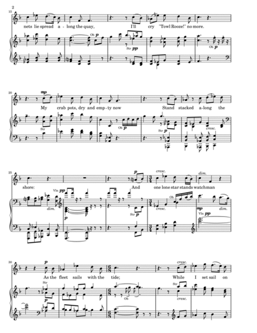 Ebb Tide - VOCAL SCORE image number null