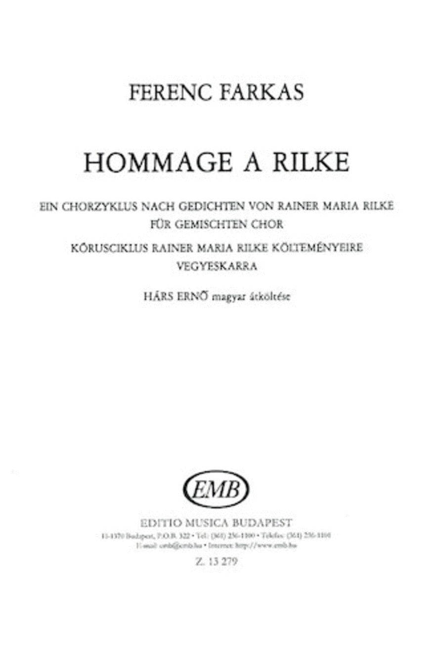 Hommage A Rilke