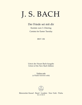 Der Friede sei mit dir, BWV 158