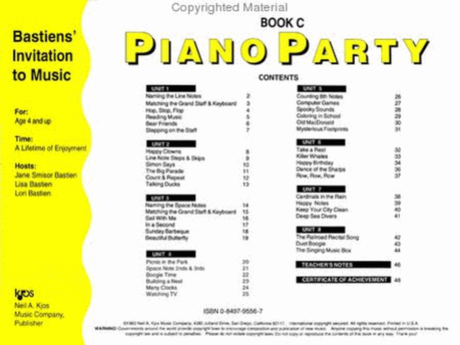 Piano Party Book C