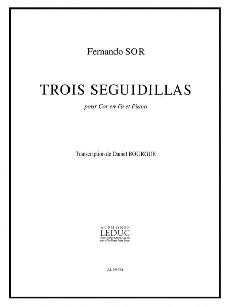 3 Seguidillas (horn & Piano)