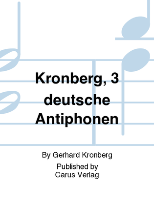 Kronberg, 3 deutsche Antiphonen