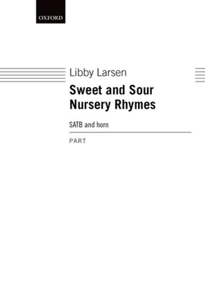 Book cover for Sweet and Sour Nursery Rhymes