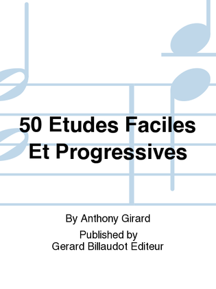 Book cover for 50 Etudes Faciles Et Progressives