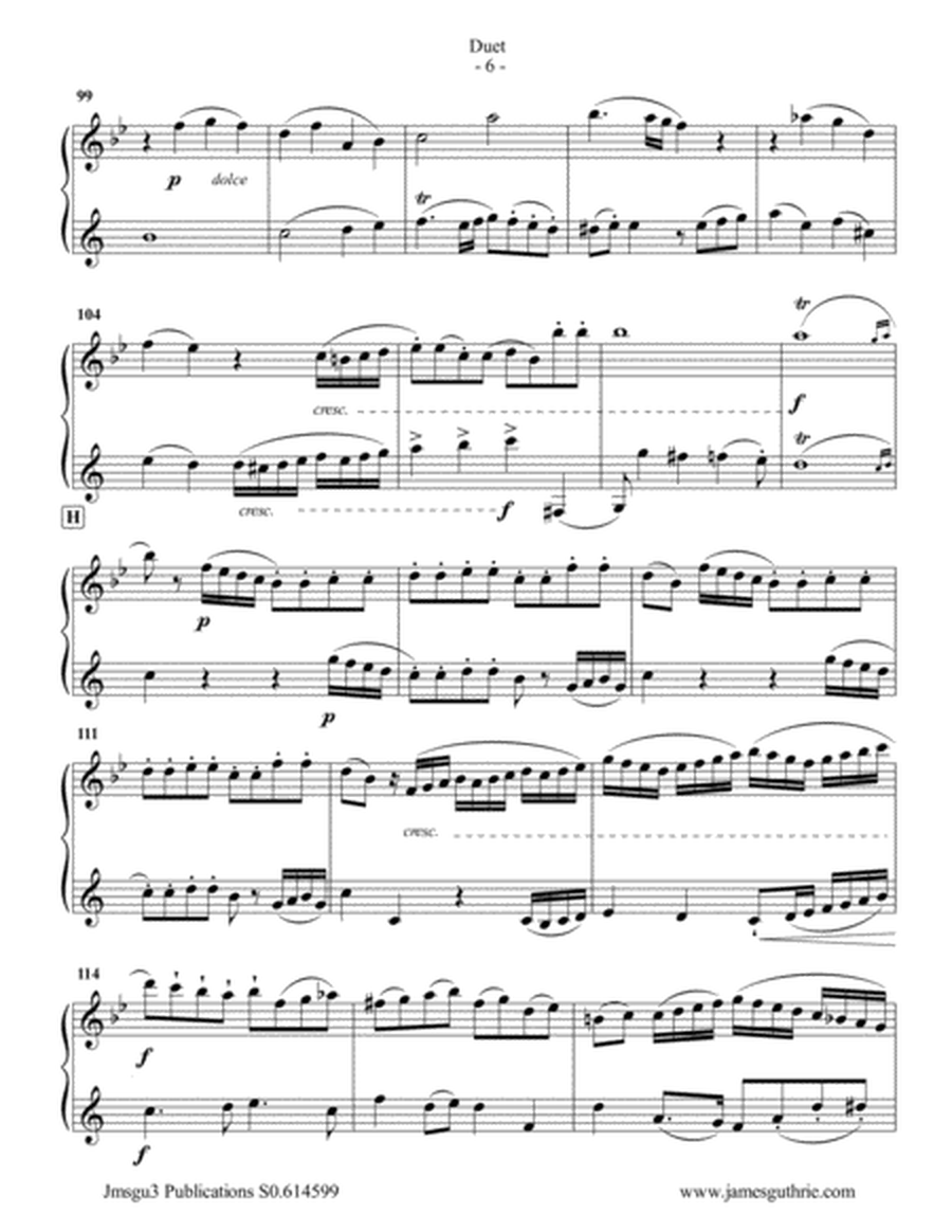 Beethoven: Duet WoO 27 No. 3 for Flute & Bass Clarinet image number null