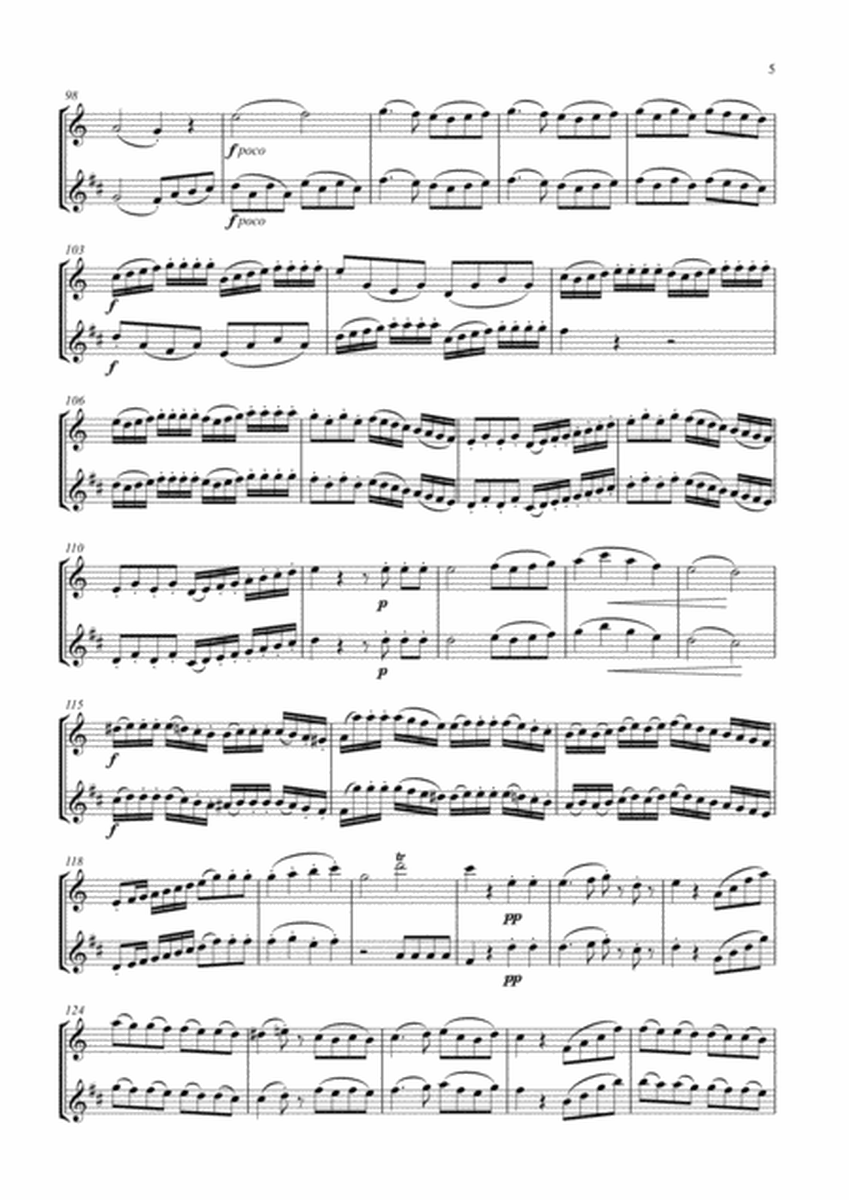 Pleyel Duo No. 2 arr. flute and clarinet image number null