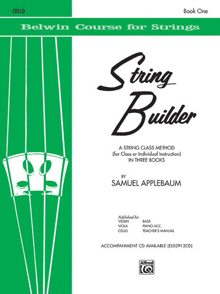 Belwin String Builder, Book I Cello