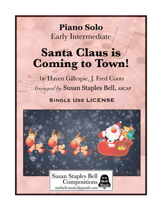 Book cover for Santa Claus Is Comin' To Town