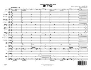 Book cover for Let It Go (from Frozen) - Conductor Score (Full Score)