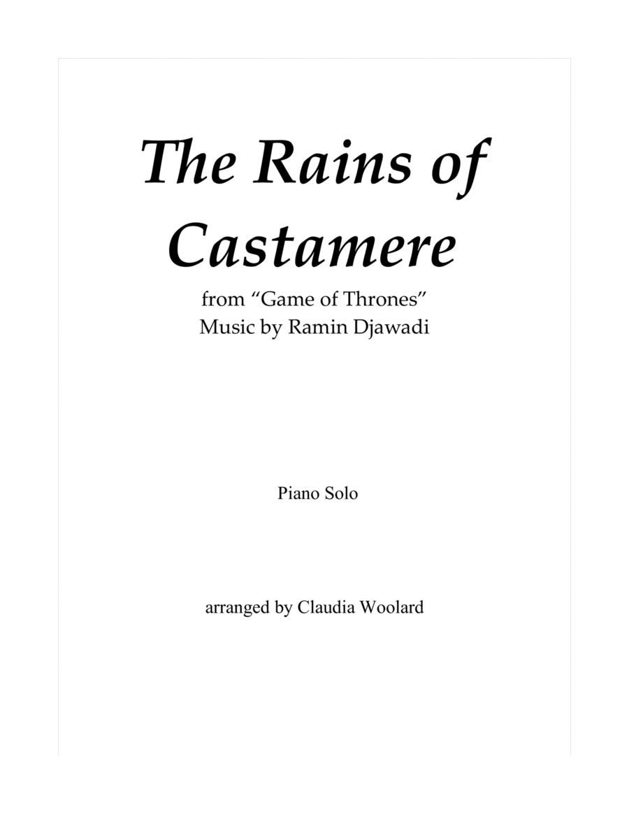 The Rains Of Castamere image number null