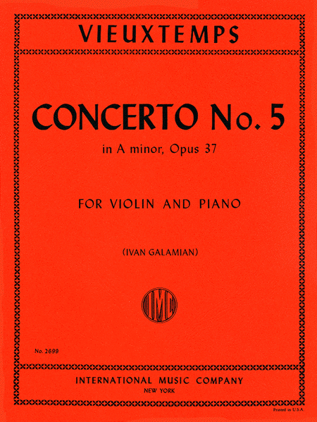 Concerto No. 5 in A minor, Op. 37 (GALAMIAN)