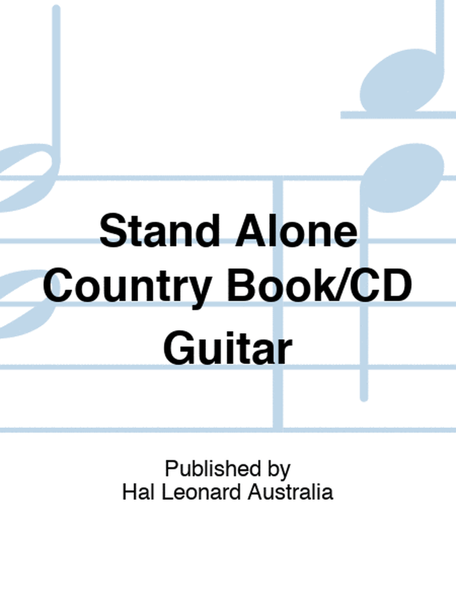 Stand Alone Country Book/CD Guitar