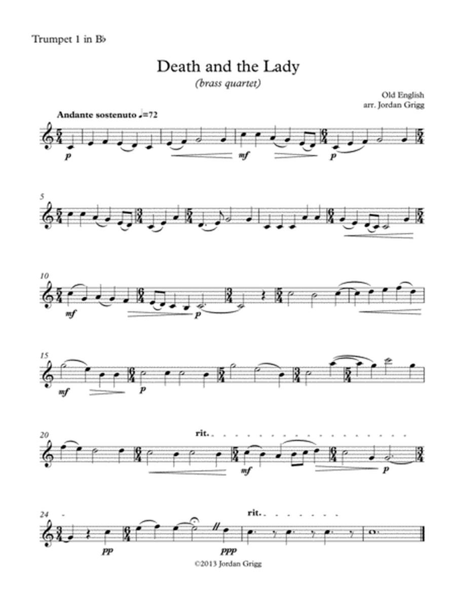 Death and the Lady (brass quartet) image number null