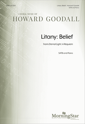 Book cover for Litany: Belief from Eternal Light: A Requiem