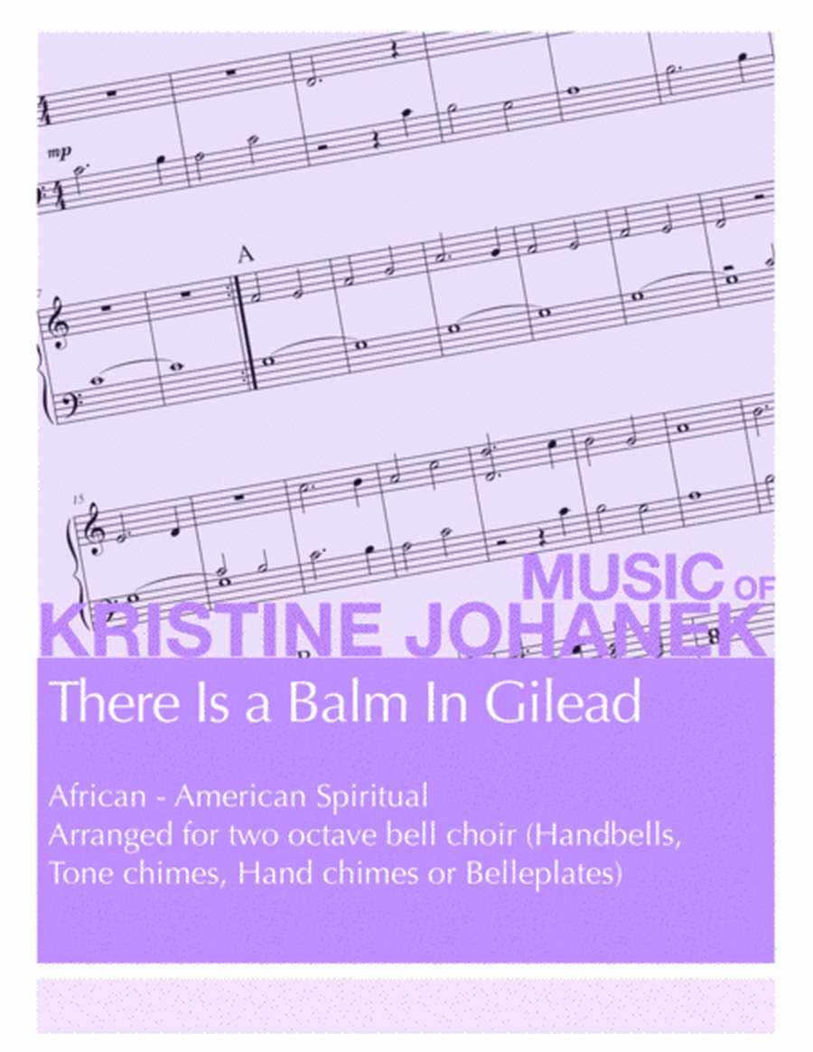 There Is a Balm in Gilead (2 Octave Handbells) image number null