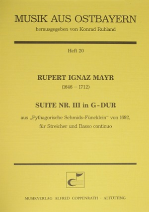Book cover for Suite Nr. III in G-Dur