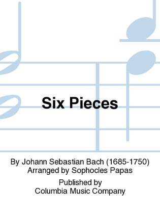 Book cover for Six Pieces