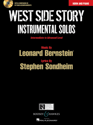 Book cover for West Side Story Instrumental Solos