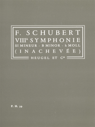Book cover for Symphony No.8 (ph39) (orchestra)