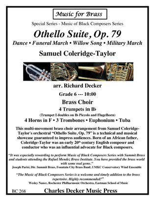 Book cover for Othello Suite, Op. 79 for Brass Choir