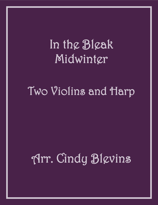 Book cover for In the Bleak Midwinter, Two Violins and Harp