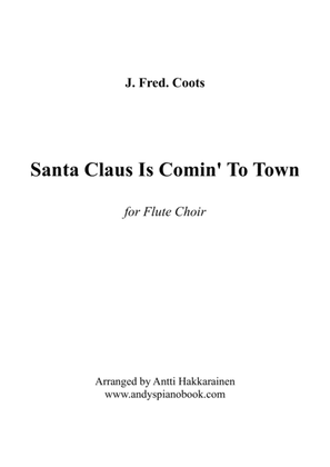 Book cover for Santa Claus Is Comin' To Town