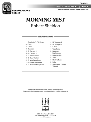 Book cover for Morning Mist: Score