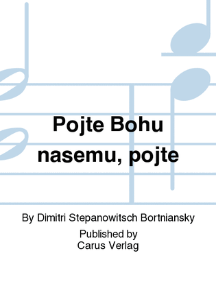 Book cover for O sing unto our God, sing ye (Pojte Bohu nasemu, pojte)