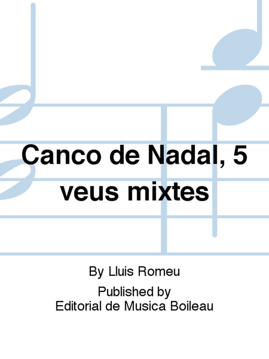 Canco de Nadal, 5 veus mixtes