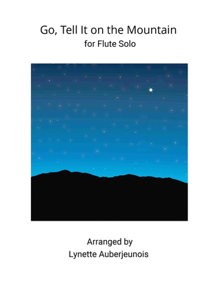 Book cover for Go, Tell It on the Mountain - Flute Solo