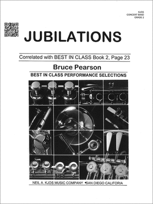 Book cover for Jubilations - Score