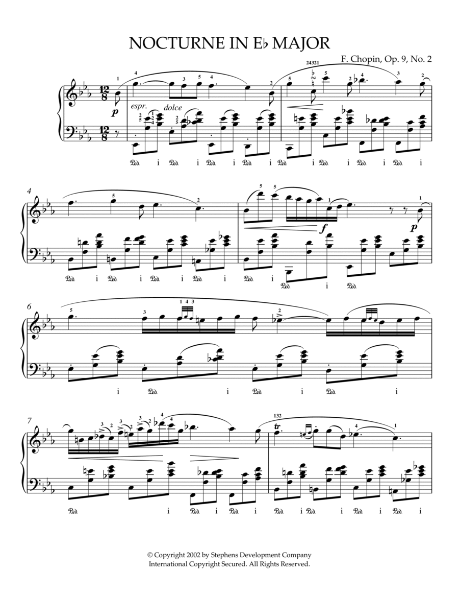 Nocturne In Eb Major, Op. 9, No. 2