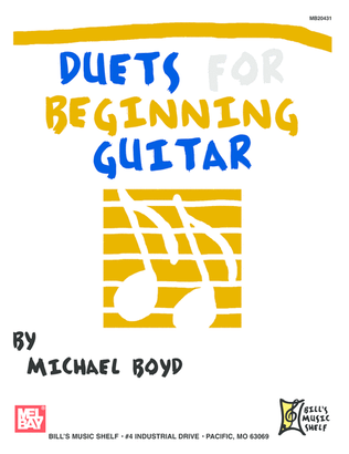 Book cover for Duets for Beginning Guitar