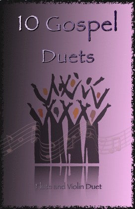 Book cover for 10 Gospel Duets for Flute and Violin