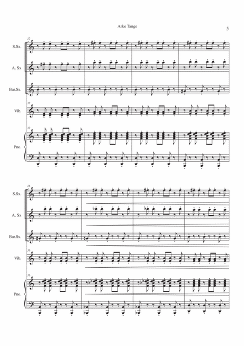 Arke Tango (score) image number null