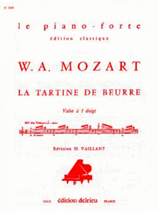 Book cover for La Tartine de beurre