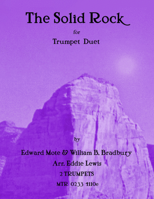 Book cover for On Christ the Solid Rock I Stand - Trumpet Duet
