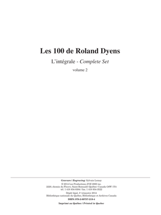 Book cover for Les 100 de Roland Dyens - L’intégrale, vol. 2