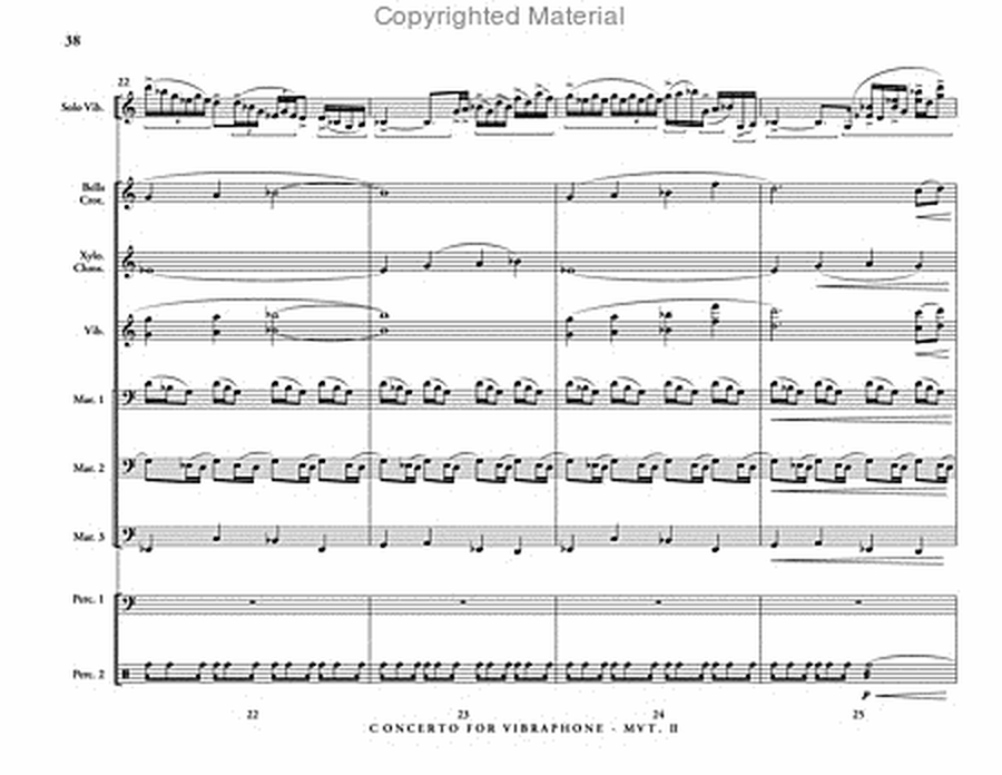 Concerto for Vibraphone & Percussion Ensemble image number null