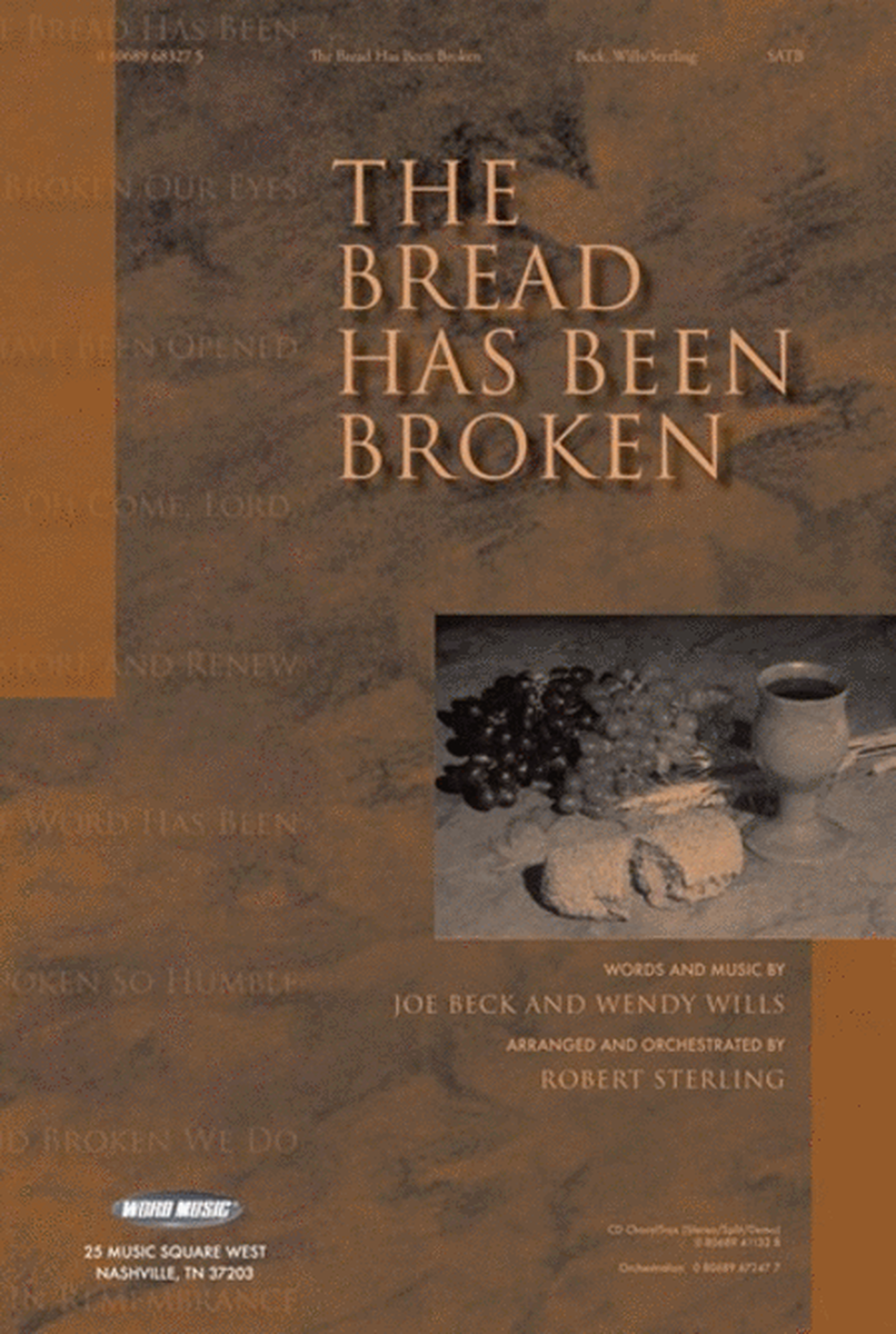 The Bread Has Been Broken - Orchestration