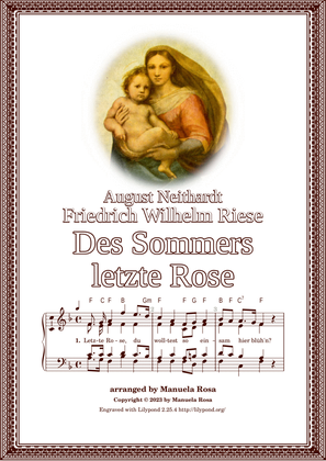 Book cover for Des Sommers letzte Rose (August Neithardt)